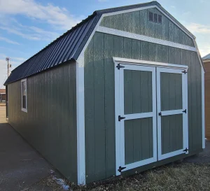 12 x 32 Deluxe Porch Lofted Barn - Image 3