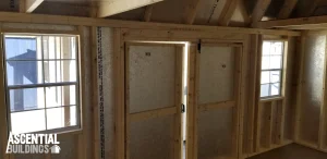 10 x 16 Modern Shed (High Wall) - Image 2