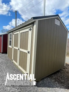 How often do I need to maintain a portable outdoor shed?