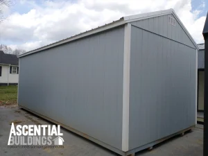 12 x 24 A-frame Shed (High Wall Garage) - Image 2