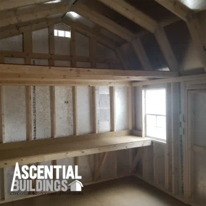 10 x 16 Lofted Barn (Low Wall) - Image 2