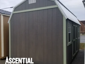 10 x 16 Lofted Barn (Low Wall)