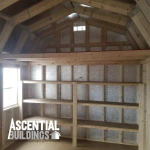 10 x 16 Lofted Barn (Low Wall) - Image 3