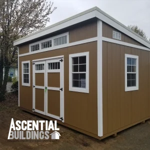 10 x 16 Modern Shed (High Wall) - Christiansburg, VA