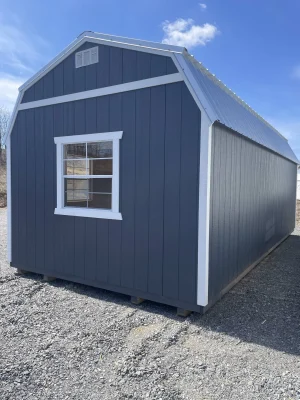 12 x 24 Lofted Barn (Low Wall) - Image 3