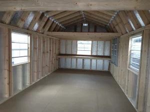 12 x 28 Lofted Barn (Low Wall) - Image 4