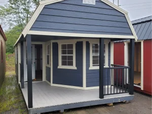 12 x 28 Lofted Barn Shed (Low Wall)