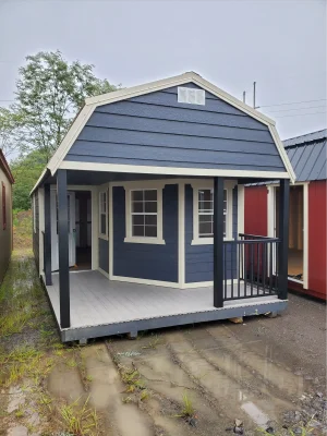 12 x 28 Lofted Barn Shed (Low Wall)