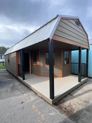 12 x 32 Lofted Barn (Low Wall Shed)