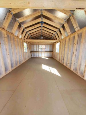 12 x 28 Lofted Barn (Low Wall) - Image 2