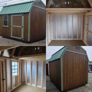 8 x 12 Lofted Barn (High Wall) - Image 2