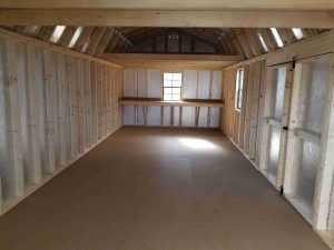 12 x 28 Lofted Barn (Low Wall) - Image 2