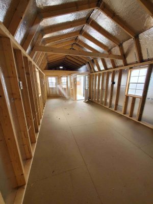 12 x 36 Lofted Barn (Low Wall) - Image 2