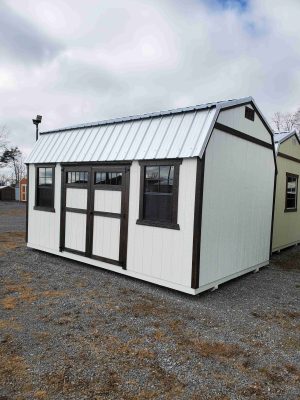 10 x 16 Lofted Barn (High Wall)