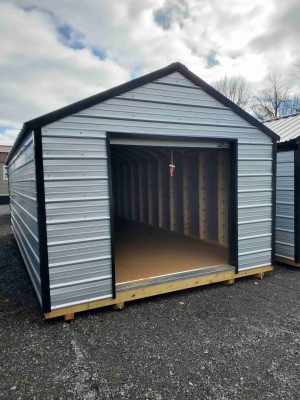 12 x 24 Value Metal Shed (Low Wall)