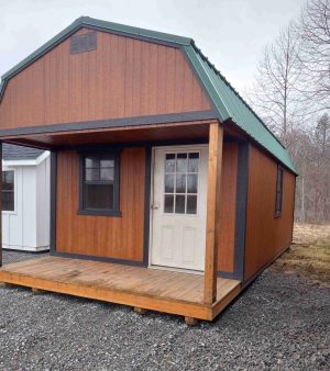 12 x 24 Lofted Barn (Low Wall)