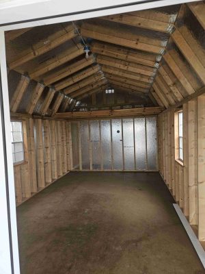 12 x 24 Lofted Barn (Low Wall) - Image 2