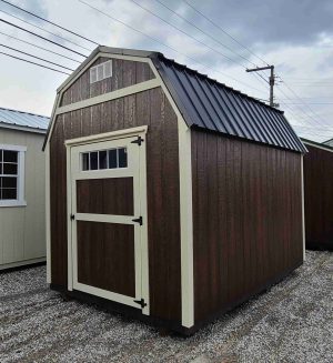 8 x 12 Lofted Barn (Low Wall)