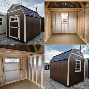 8 x 12 Lofted Barn (Low Wall) - Image 2