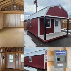 12 x 24 Lofted Barn (Low Wall) - Image 2