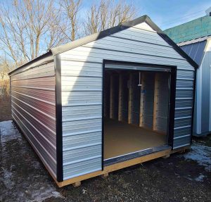 12 x 24 Value Metal Shed (Low Wall)