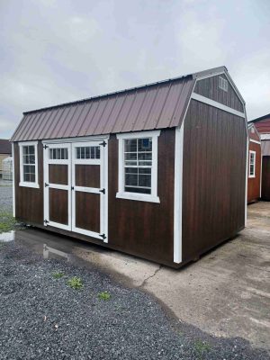 10 x 16 Lofted Barn (Low Wall)