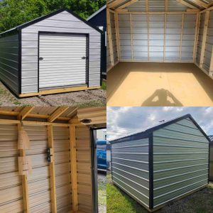 10 x 12 Value Metal Shed (Low Wall) - Image 2