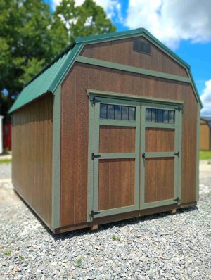 10 x 12 Lofted Barn (Low Wall)