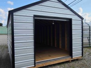 12 x 24 Value Metal Shed (Low Wall)