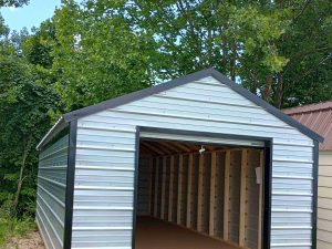 12 x 24 Value Metal Shed (Low Wall)