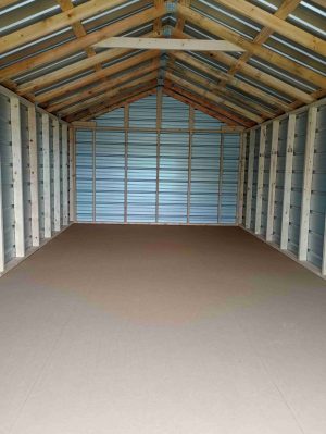 12 x 24 Value Metal Shed (Low Wall) - Image 2