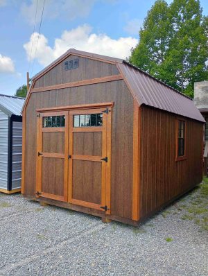 10 x 16 Lofted Barn (Low Wall)