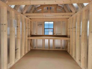 8 x 12 Lofted Barn (Low Wall) - Image 2