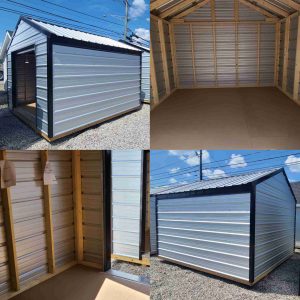 10 x 12 Value Metal Shed (Low Wall) - Image 2