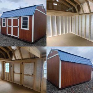 12 x 16 Lofted Barn (Low Wall) Shed - Beckley, WV - Image 3