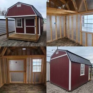 10 x 16 Lofted Barn (Low Wall) Shed - Image 3