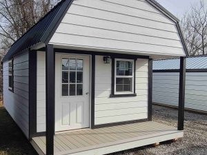 12 x 24 Lofted Barn (Low Wall) Shed - Beckley, WV