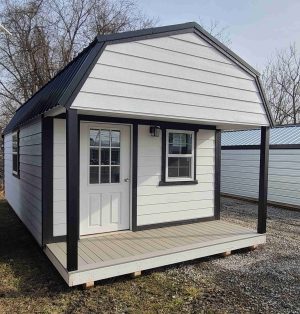 12 x 24 Lofted Barn (Low Wall) Shed - Beckley, WV