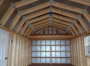 12 x 20 Lofted Barn (Low Wall) Shed - Summersville, WV - Image 2