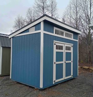 8 x 12 Modern Shed (High Wall) Shed - Summersville, WV