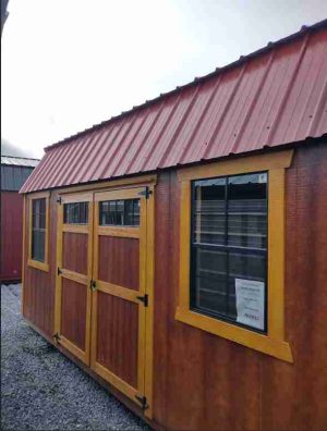 10 x 16 Lofted Barn (Low Wall) Shed - Covington, VA