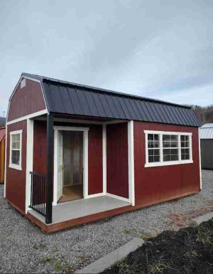 12 x 20 Lofted Barn (High Wall) Shed