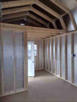 12 x 20 Lofted Barn (High Wall) Shed - Image 2