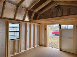 12 x 16 Lofted Barn (Low Wall) Shed - Lewisburg, WV - Image 3