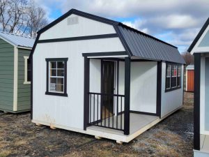 12 x 20 Lofted Barn (Low Wall) Shed - Lewisburg, WV