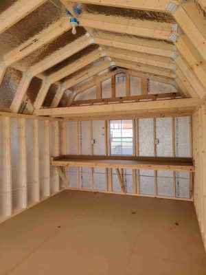 12 x 24 Lofted Barn (Low Wall) Shed - Image 3