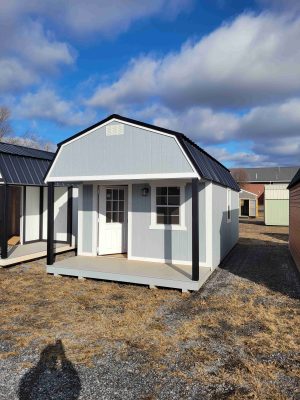 12 x 24 Lofted Barn (Low Wall) Shed - Lewisburg, WV