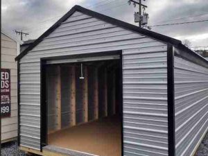 12 x 24 Value Metal Shed (Low Wall) Shed