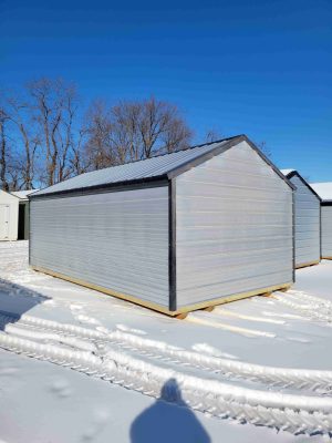 12 x 20 Value Metal Shed (Low Wall) Shed - Lewisburg, WV - Image 3