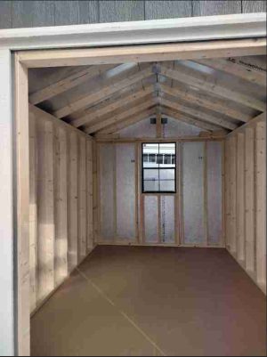 8 x 12 A Frame (Low Wall) Shed - Covington, VA - Image 2